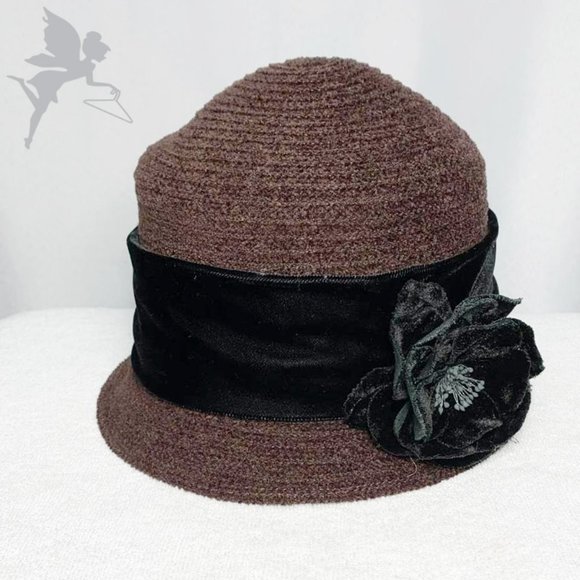 HOODLUMS Chenille and velvet bucket hat - Picture 1 of 6